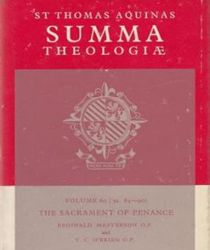  SUMMA THEOLOGIAE: VOLUME 60, PENANCE: 3A. 84-90 